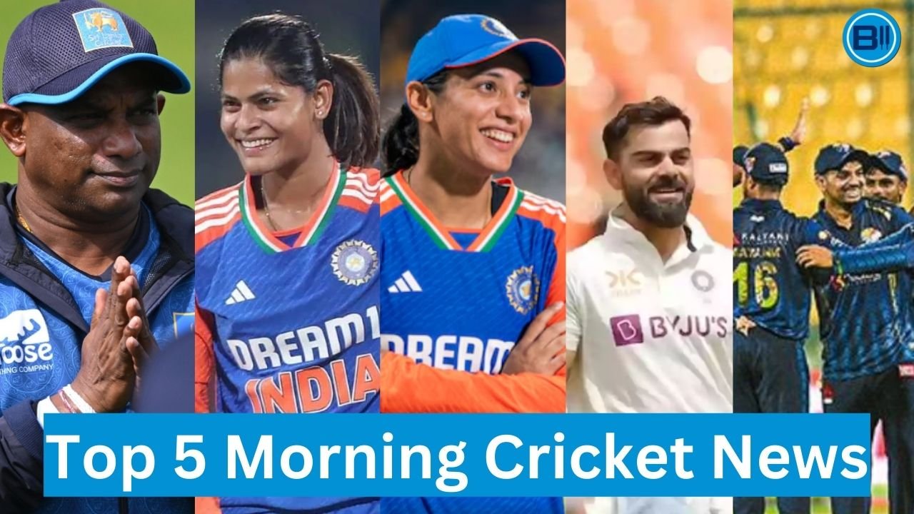 Top 5 Cricket News for the Morning